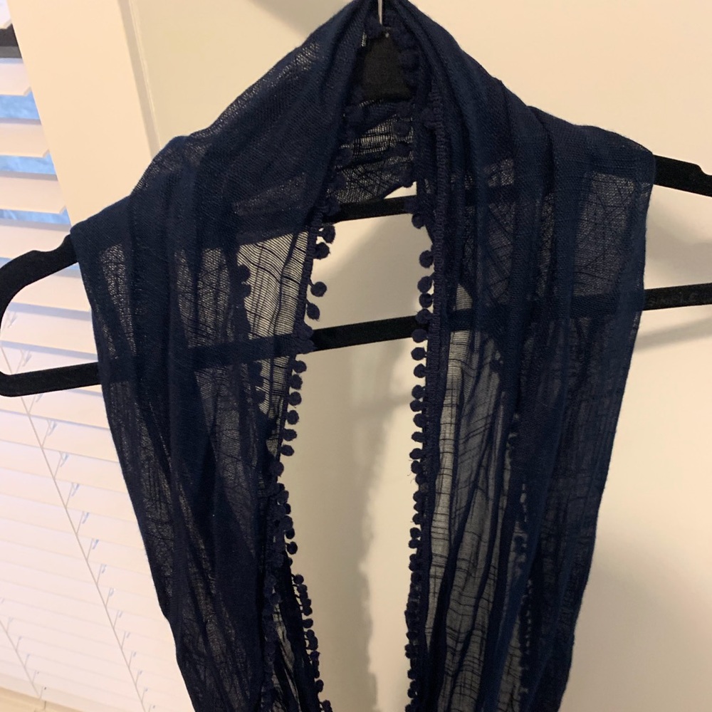 J.Crew navy infinity scarf